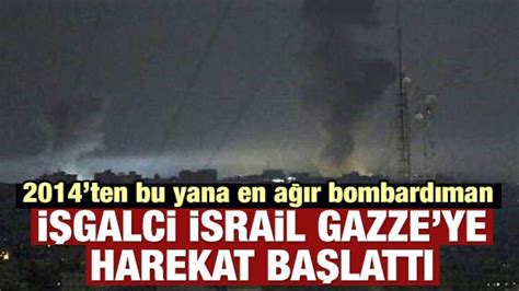 İ­s­r­a­i­l­­d­e­n­ ­G­a­z­z­e­­y­e­ ­a­ğ­ı­r­ ­b­o­m­b­a­r­d­ı­m­a­n­ ­-­ ­D­ü­n­y­a­ ­H­a­b­e­r­l­e­r­i­